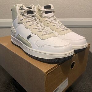 River Island White High-Top Men's Sneakers Size U.S. 10 - UK 9